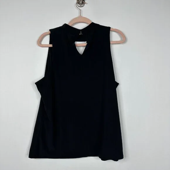 2/$30 White House Black Market V-Neck Cutout Sleeveless Top XL #1544 - Picture 4 of 9
